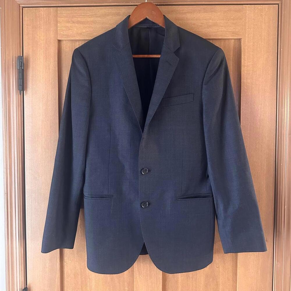 J.Crew Italian Wool Men’s Ludlow Tollegno 1900 Blazer Jacket Navy size 38S
